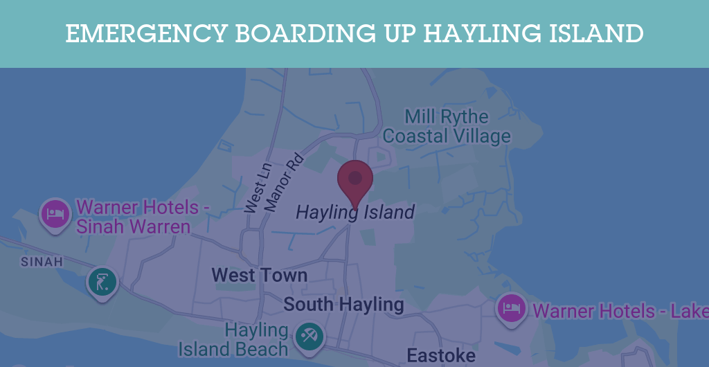 Emergency Boarding Up Services in Hayling Island - PO11