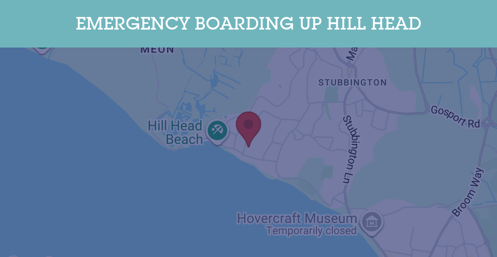 Emergency Boarding Up Services in Hill Head - PO14